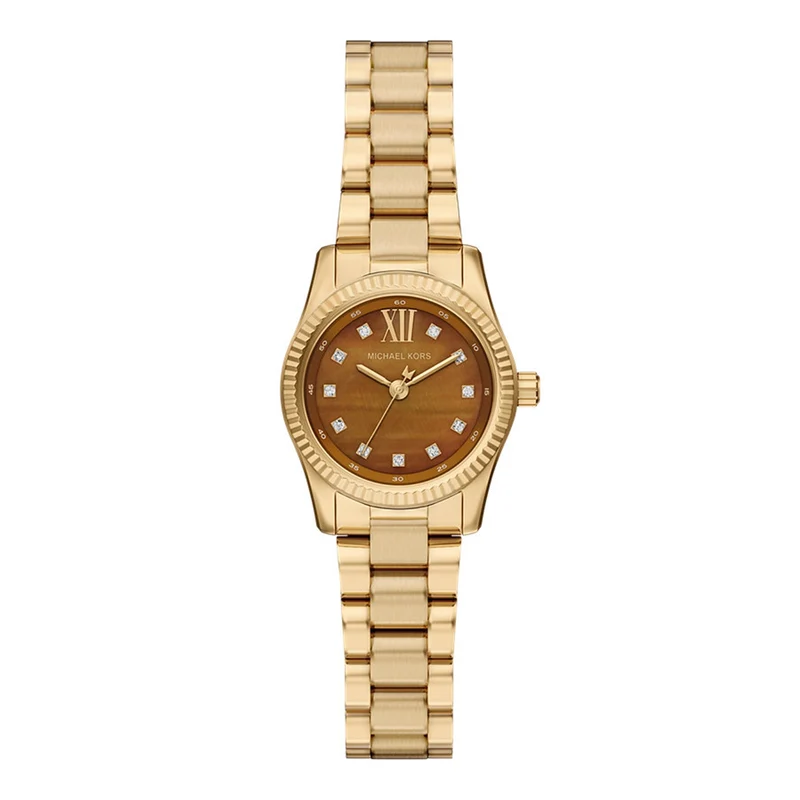 Michael Kors Lexington Round Brown Dial Watch MK7578