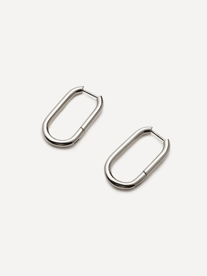 Large U Hoop Ohrringe