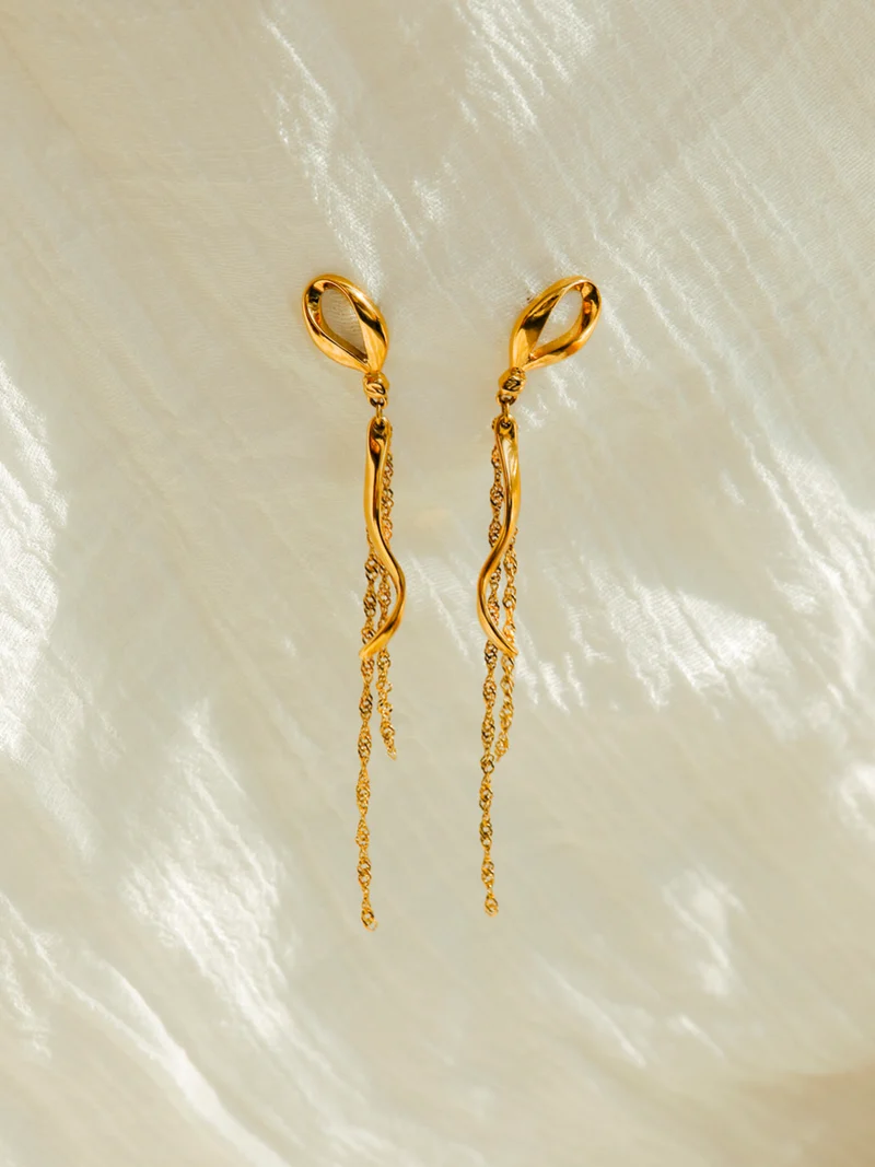 Winged Knot Ohrringe