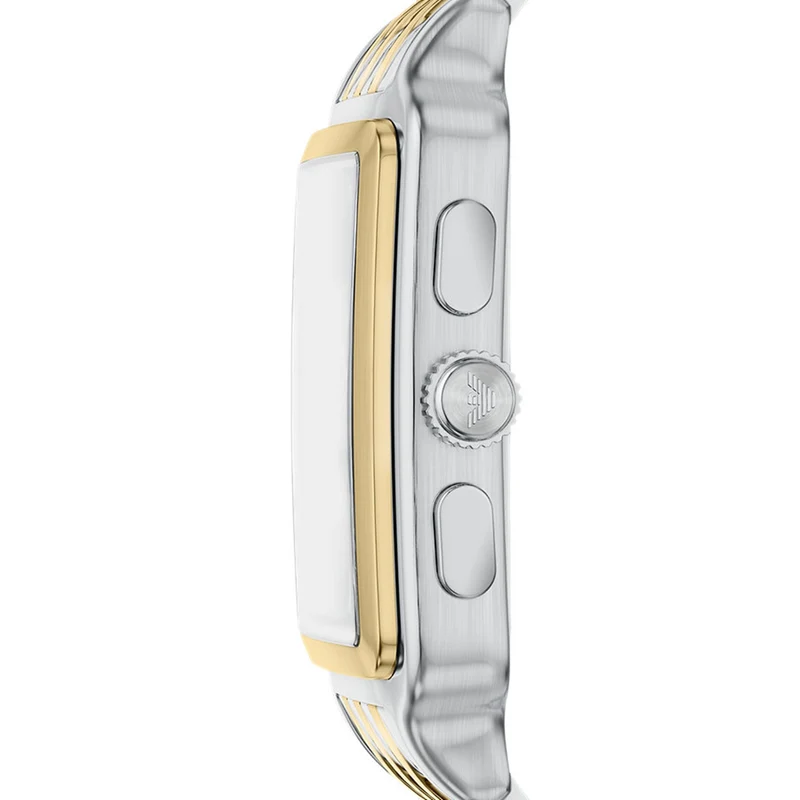 Emporio Armani Rectangular Silver Dial Watch AR11752