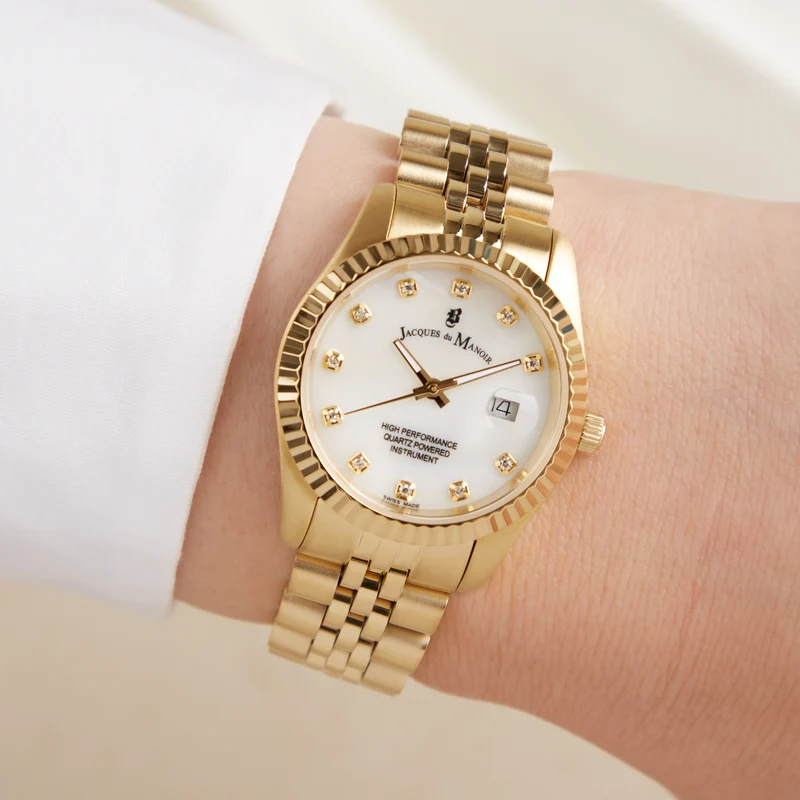 Jacques du Manoir Inspiration damen Uhr Gold JWL01203