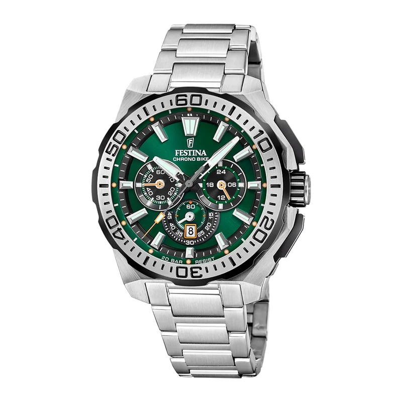 Festina Chrono Bike Grüne Herrenuhr F20724/3