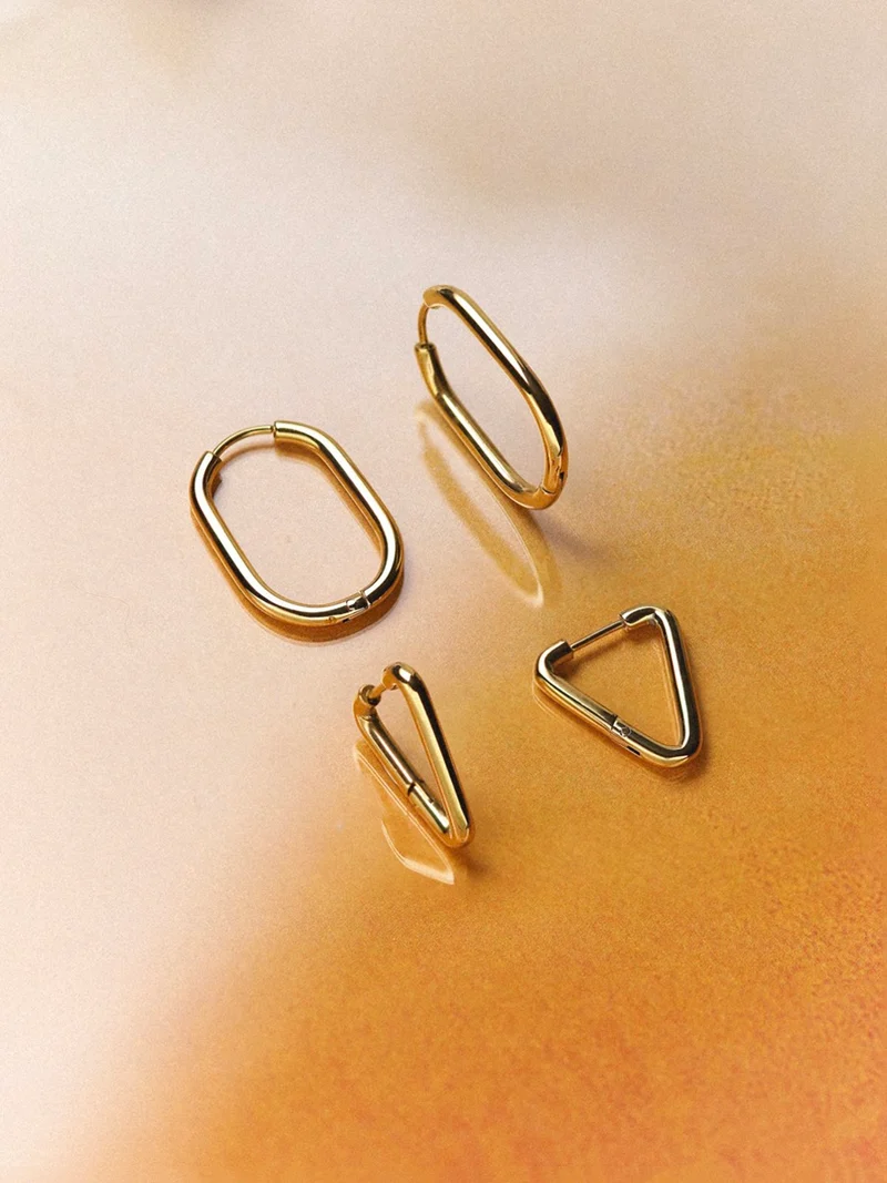 Elegant Triangle Ohrringe