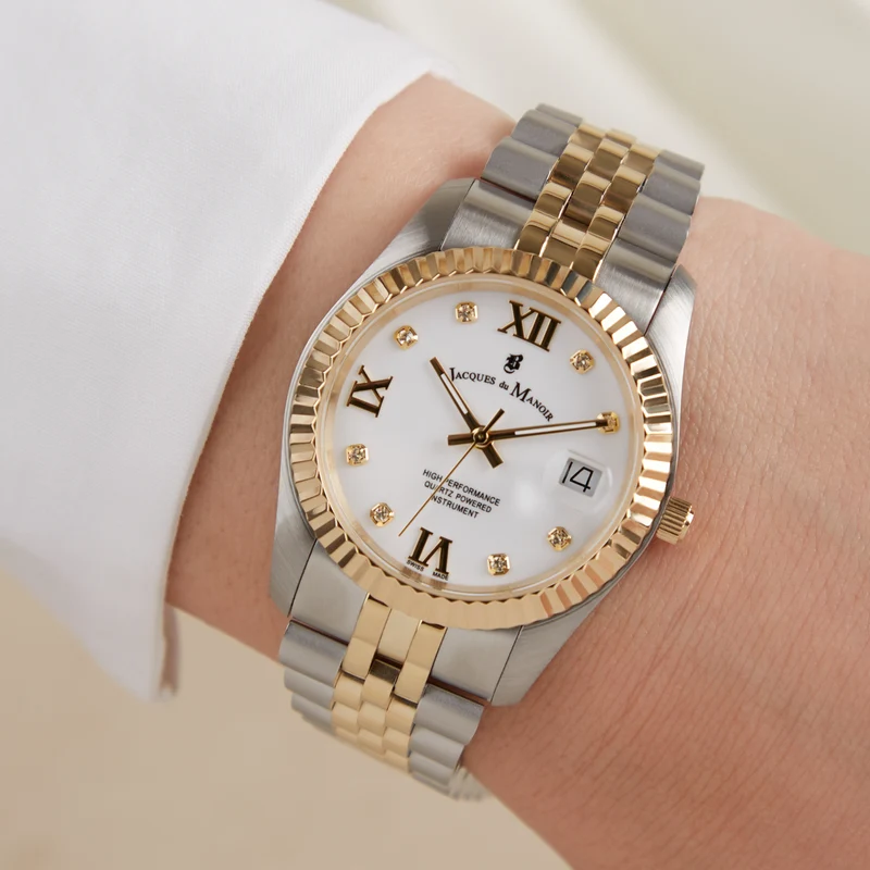 Jacques du Manoir Inspiration Prestige damen Uhr Gold JWL01305
