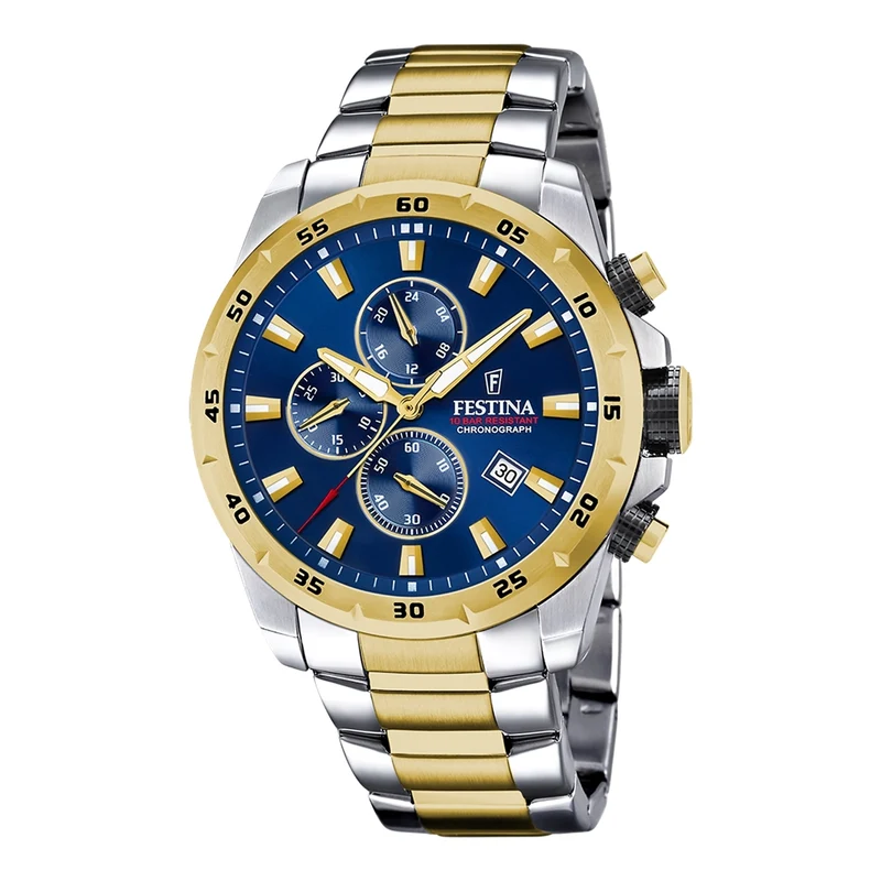 Festina Timeless Chrono herren Uhr Mehrfarbig F20562/2