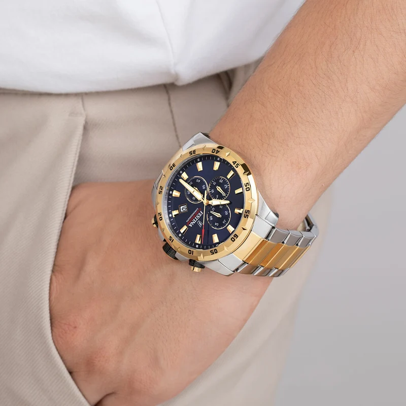 Festina Timeless Chrono herren Uhr Mehrfarbig F20562/2