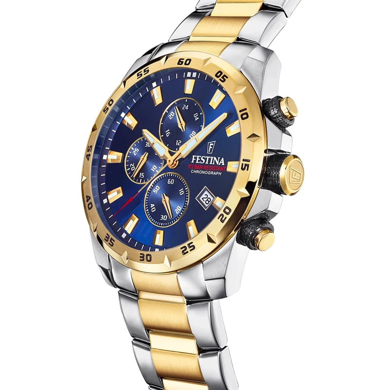 Festina Timeless Chrono herren Uhr Mehrfarbig F20562/2