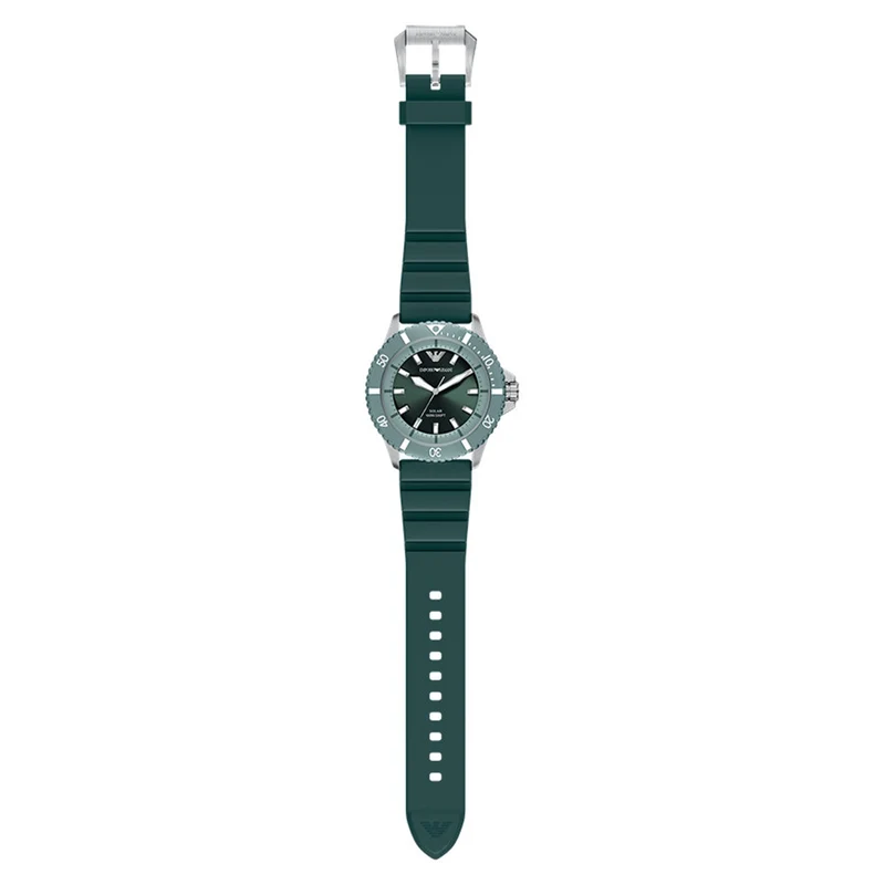Emporio Armani World Explorer Green Dial Solar Watch AR11786