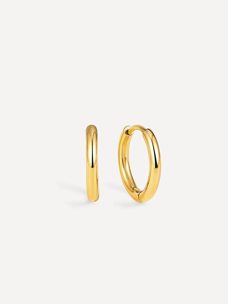 14mm SLIM HOOP Small Ohrringe