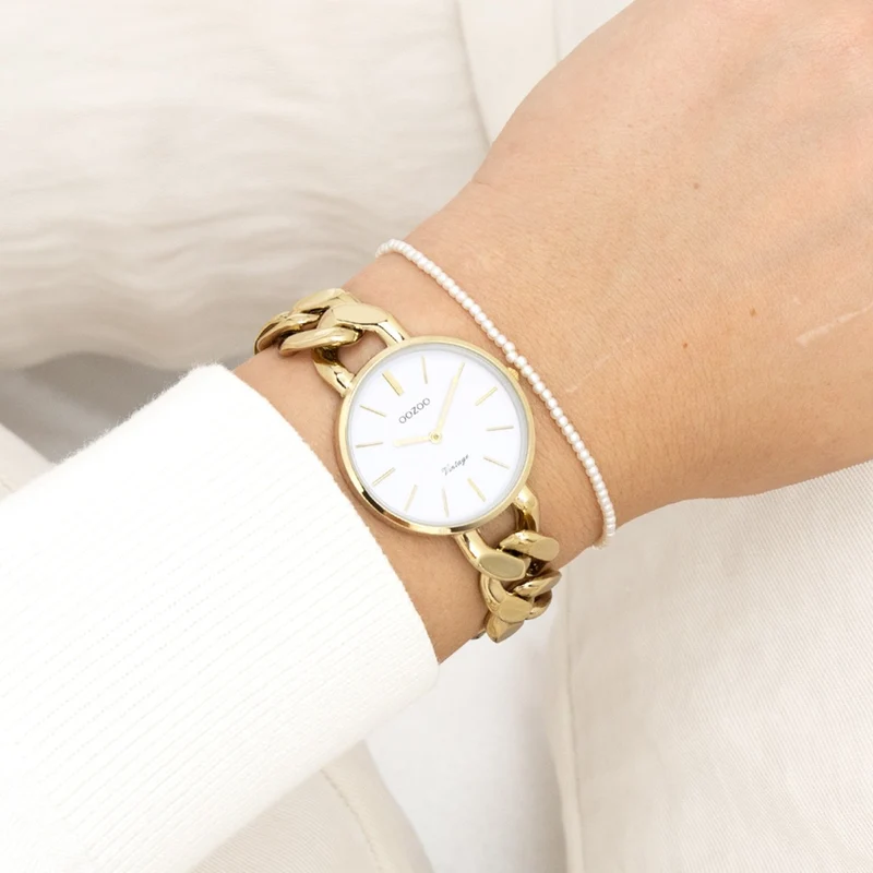 OOZOO Vintage damen Uhr Gold C20357