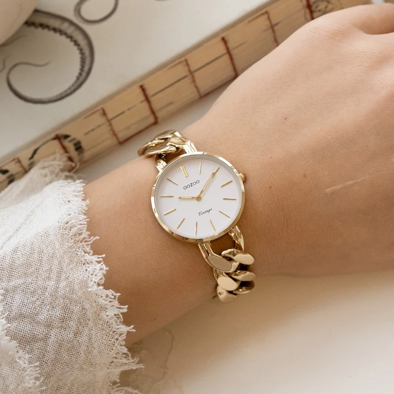 OOZOO Vintage damen Uhr Gold C20357