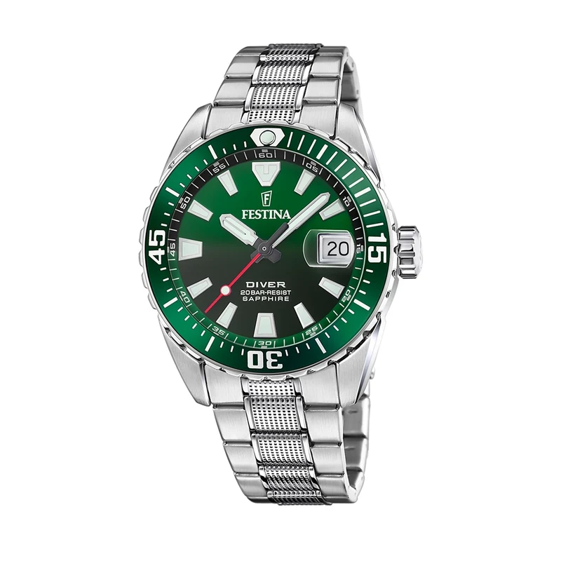 Festina Diver herren Uhr Silber F20669/2