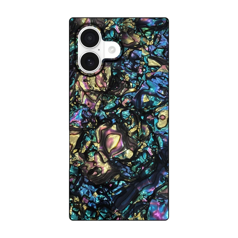Flaunt Square Abalone Shell for iPhone 17