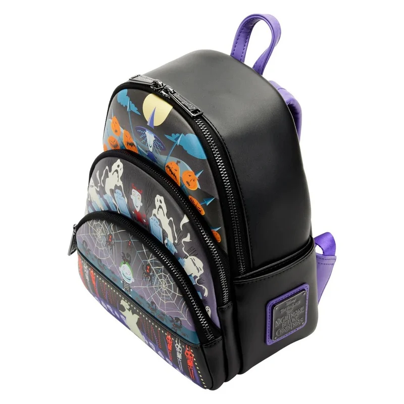 Loungefly Disney The Nightmare Before Christmas - Triple Pocket Glow Mini Backpack