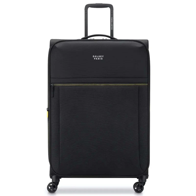 Delsey Brochant 3 - 78 cm 4-Wheel Expandable Suitcase - Deep Black