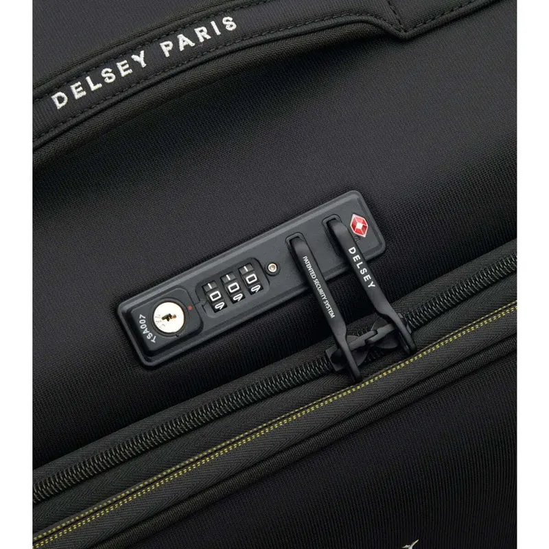 Delsey Brochant 3 - 78 cm 4-Wheel Expandable Suitcase - Deep Black