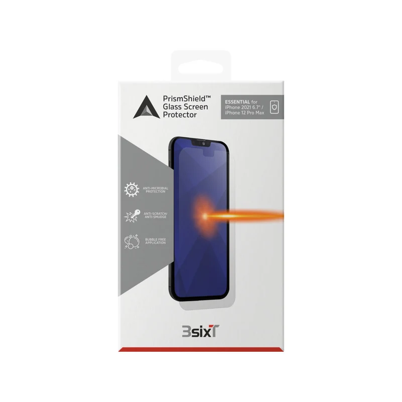PrismShield™ Essential Glass Screen Protector for iPhone 13 Pro Max - CLEAR