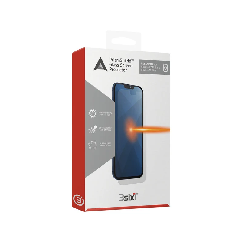 PrismShield™ Essential Glass Screen Protector for iPhone 13 mini - Clear