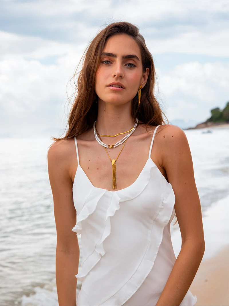 Butterfly Pearl Kette