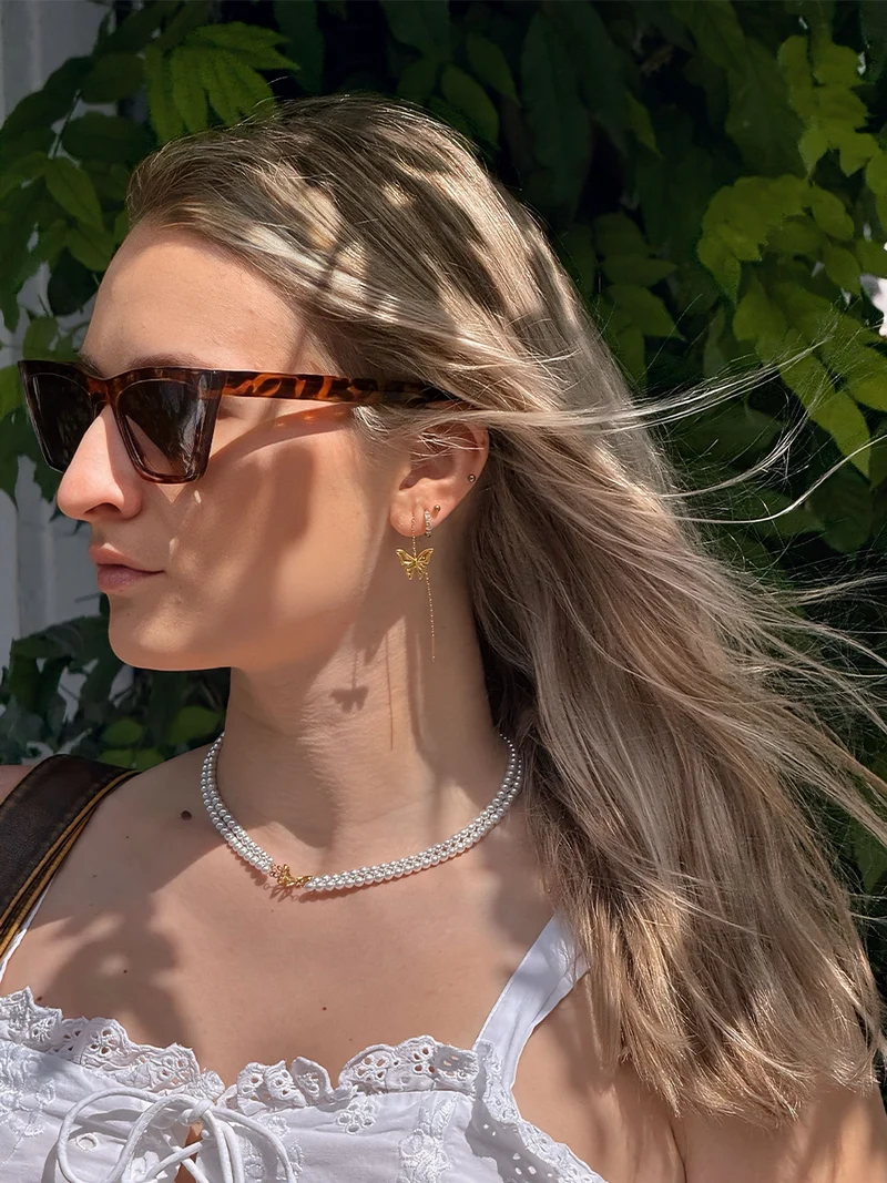 Butterfly Pearl Kette