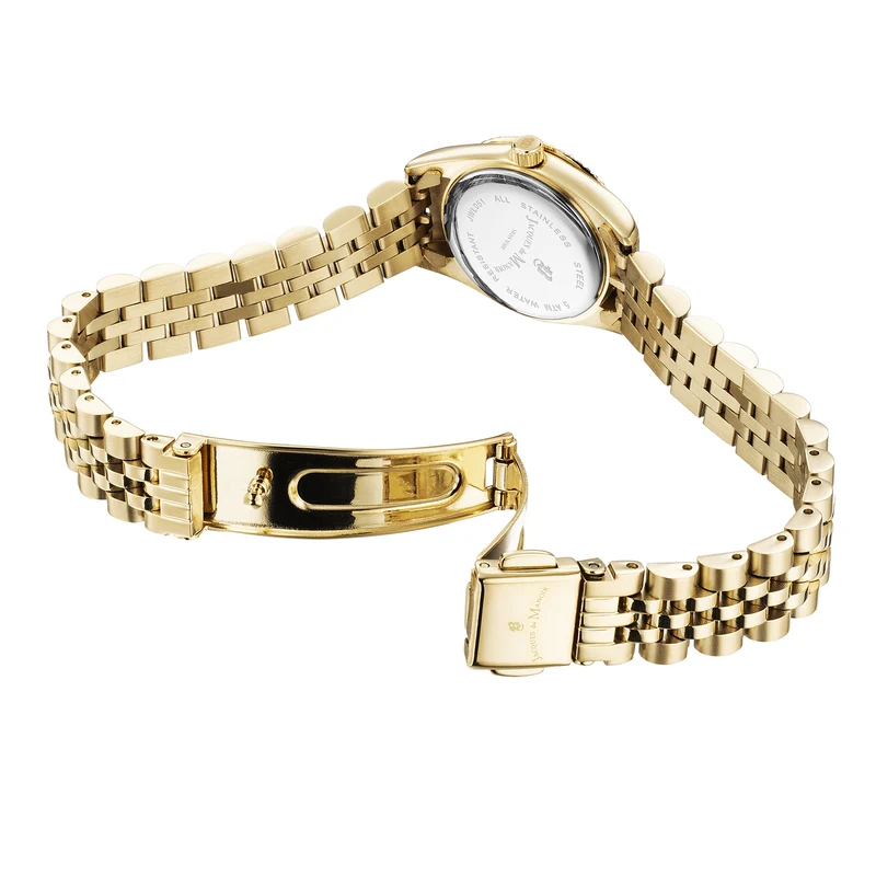 Jacques Du Manoir Inspiration 22mm Black MOP Women's Watch JWL05104