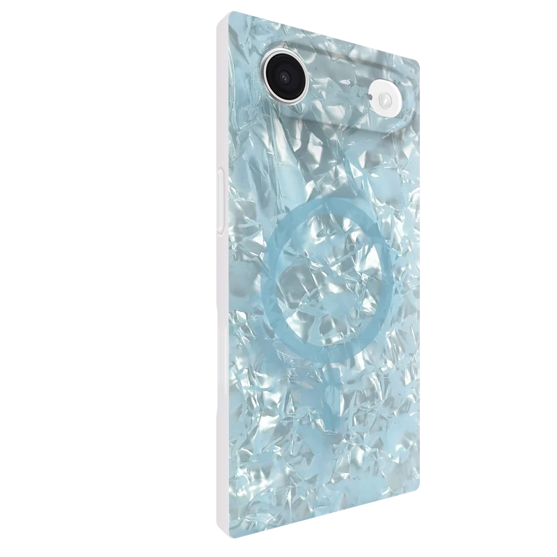 Flaunt Square Icy Blue Pearl for iPhone Air
