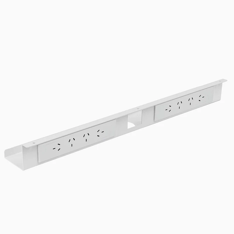 Desky Mini Cable & Power Tray 0-Plug Wheat
