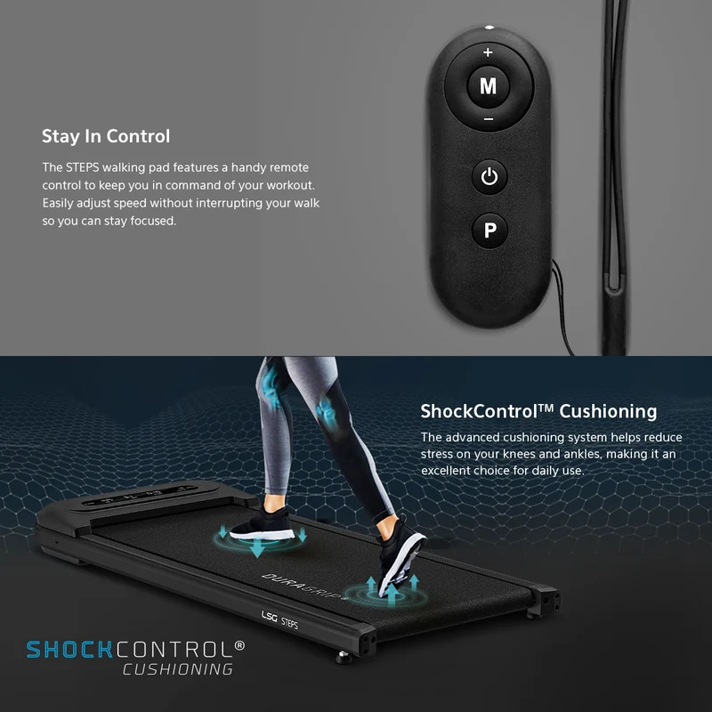 LSG STEPS Walking Pad Under Desk Treadmill