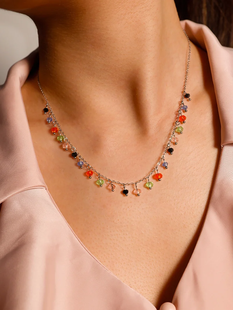 Bunt Stone Kette