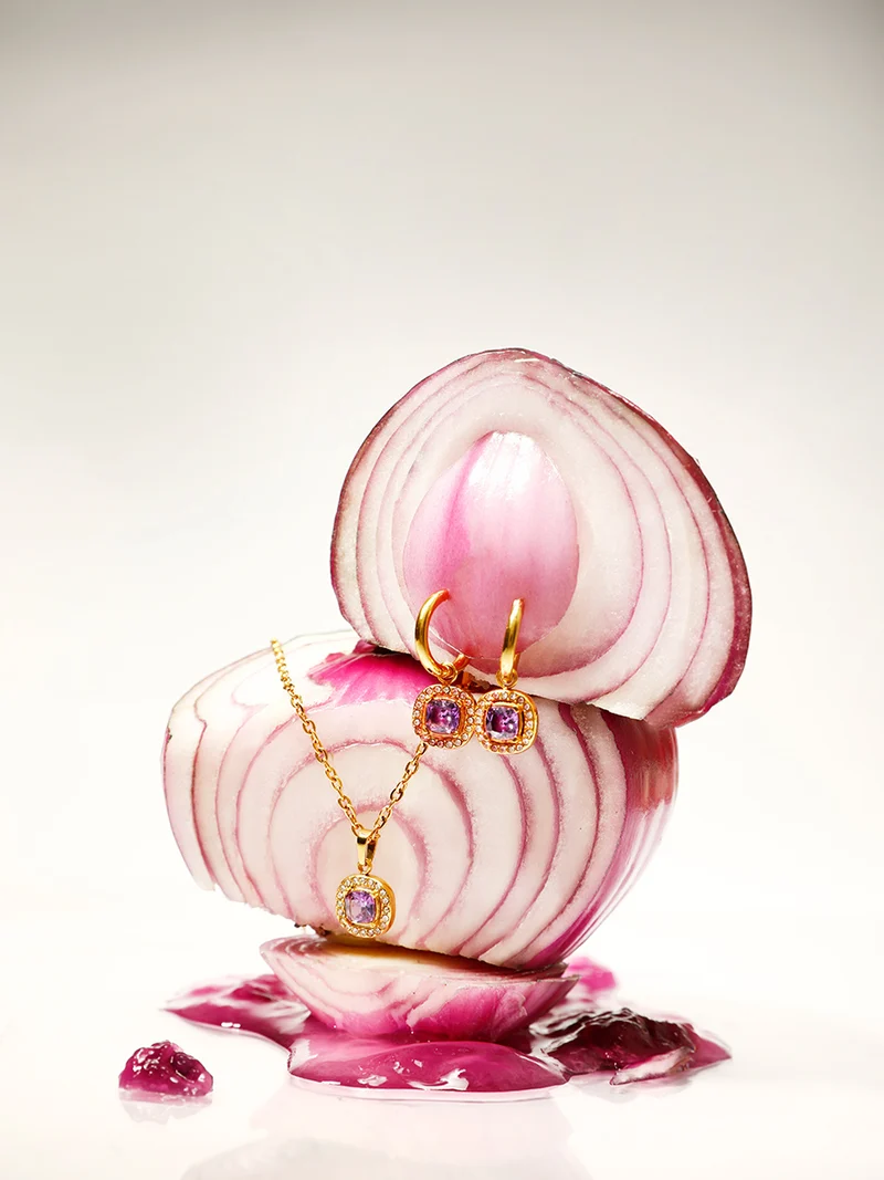 Eternal Purple Square Kette