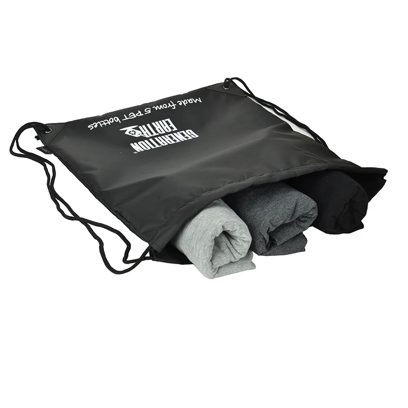 Generation Earth Drawstring Bag (Black)