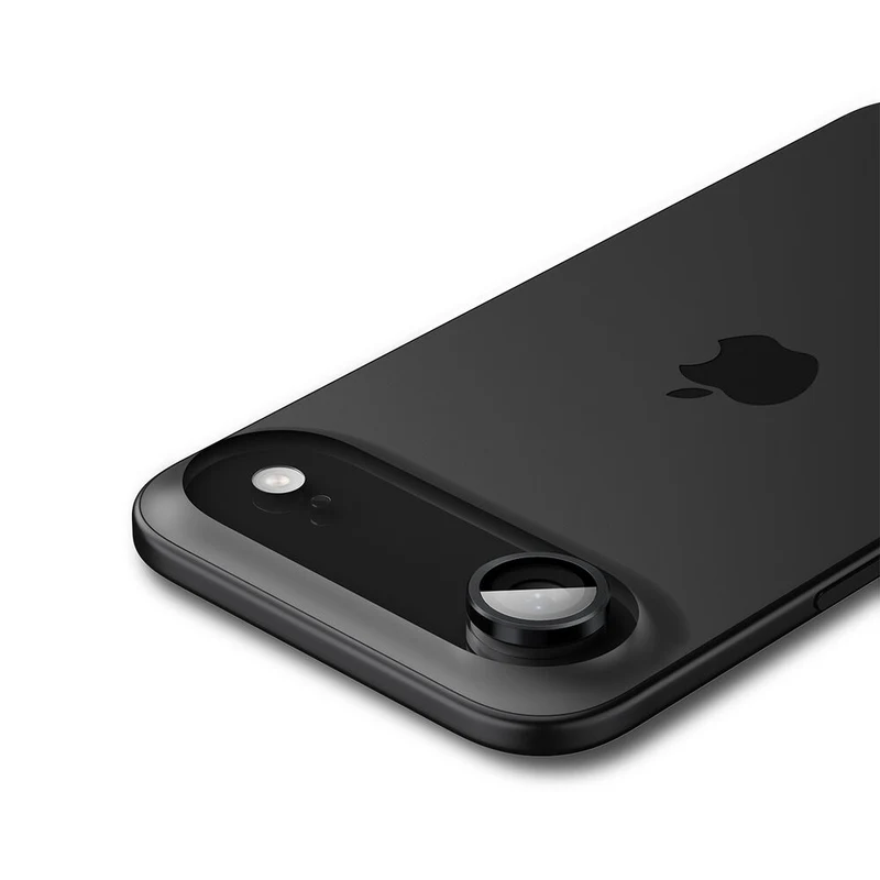 SPIGEN EZ Fit Optik Pro 2PCS Glass Camera Lens Protector for iPhone Air (Black)