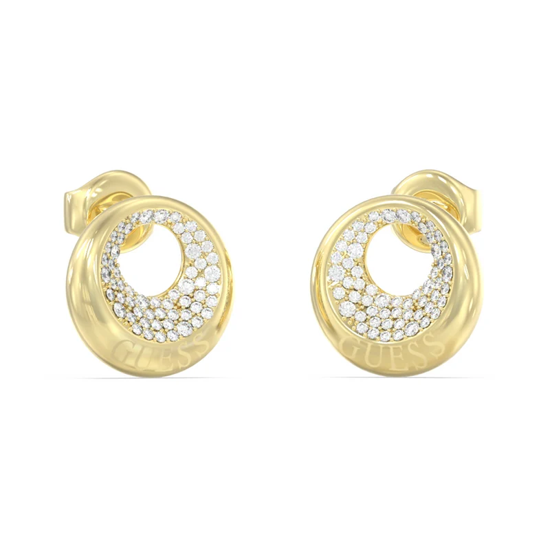 Guess Moon Drops Gold-coloured Earrings JUBE06247JWYGT-U