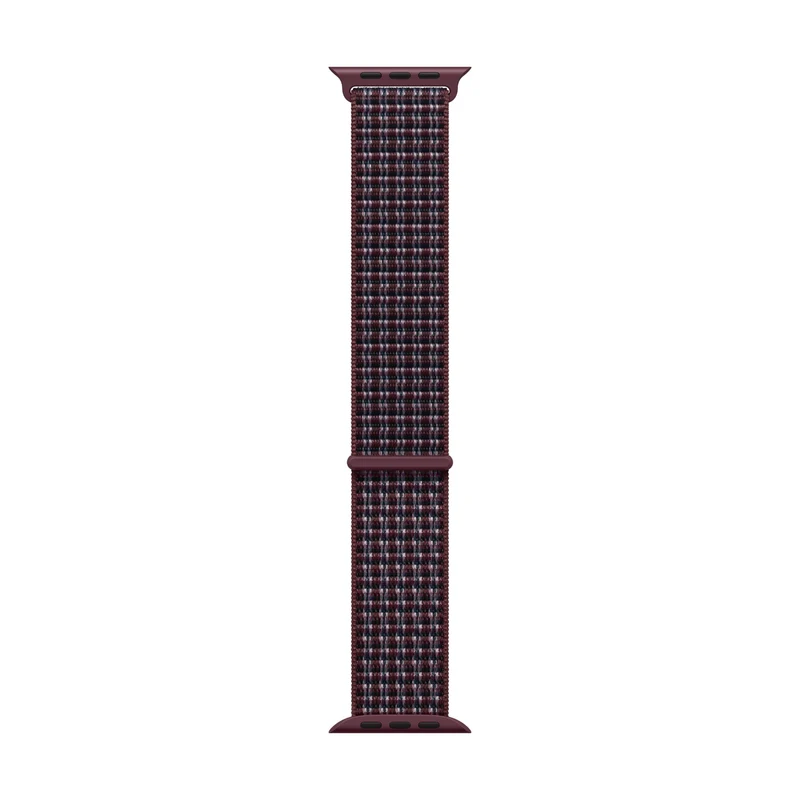 Apple Watch 46mm [Burgundy Plaid] Sport Loop
