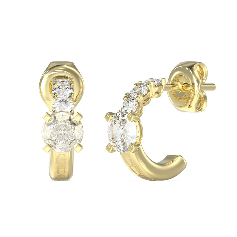 Guess Piercing Studio Gold-coloured Earrings JUBE06271JWYGT-U
