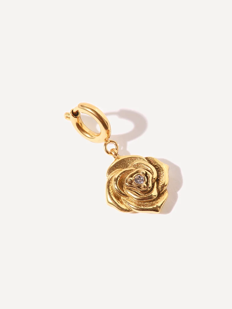 Rose Blooming Grace Ketten-Charm