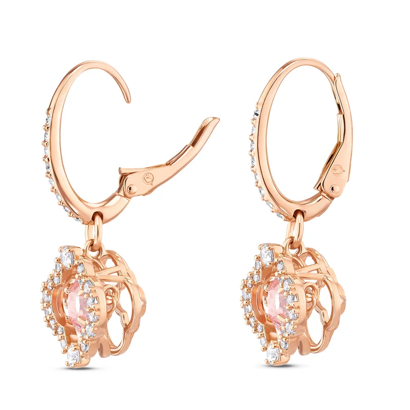 Swarovski Sparkling damen Ohrknöpfe Roségold 5516477