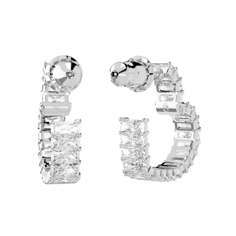 Swarovski Matrix Silberfarbene Ohrringe 5653170