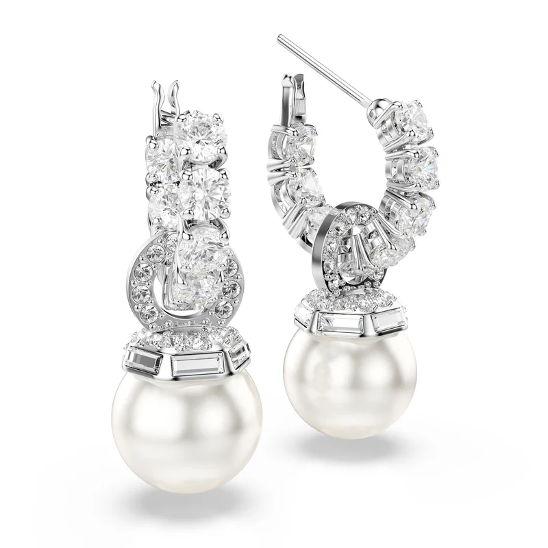 Swarovski Matrix Silver Coloured Ear studs 5691716
