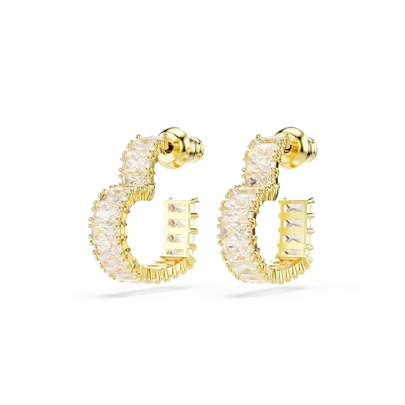 Swarovski Matrix Gold Coloured Ear Studs 5693512