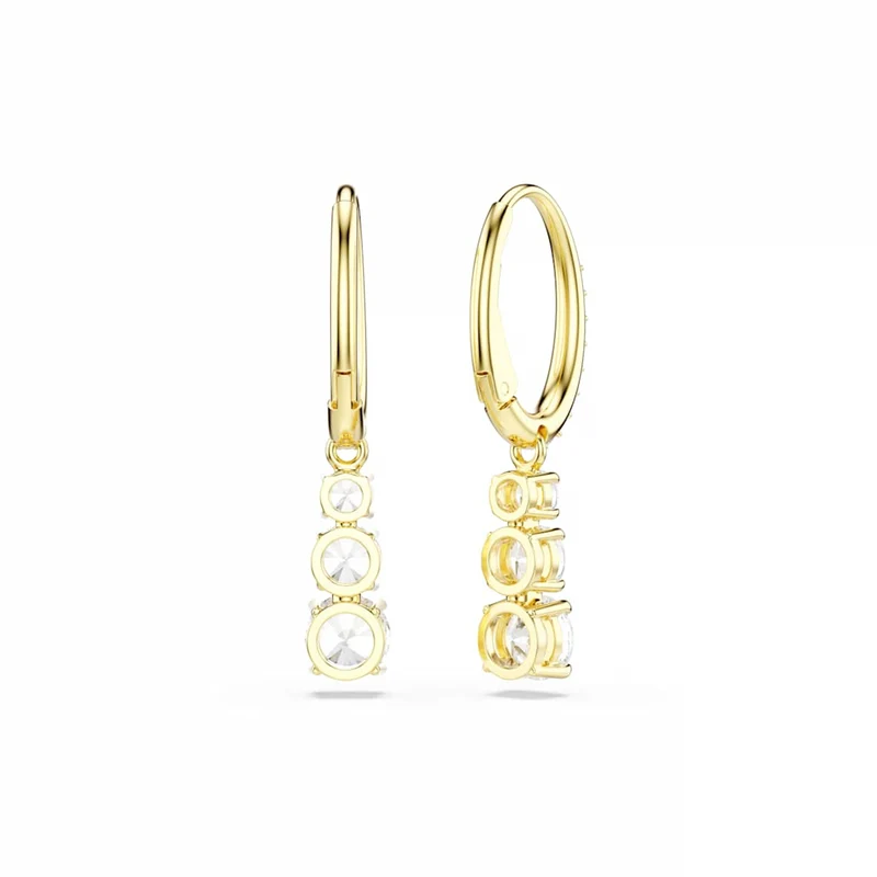 Swarovski Stilla Goldfarbene Ohrringe 5723300