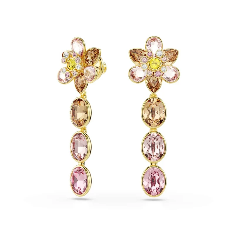 Swarovski Idyllia Goldfarbene Ohrringe 5732381