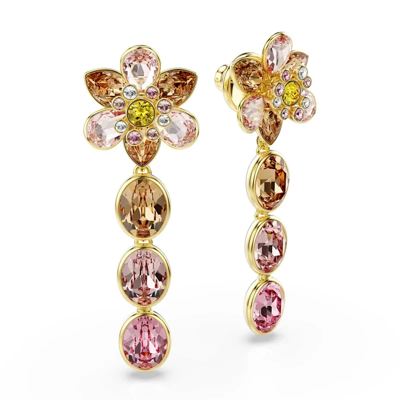 Swarovski Idyllia Goldfarbene Ohrringe 5732381