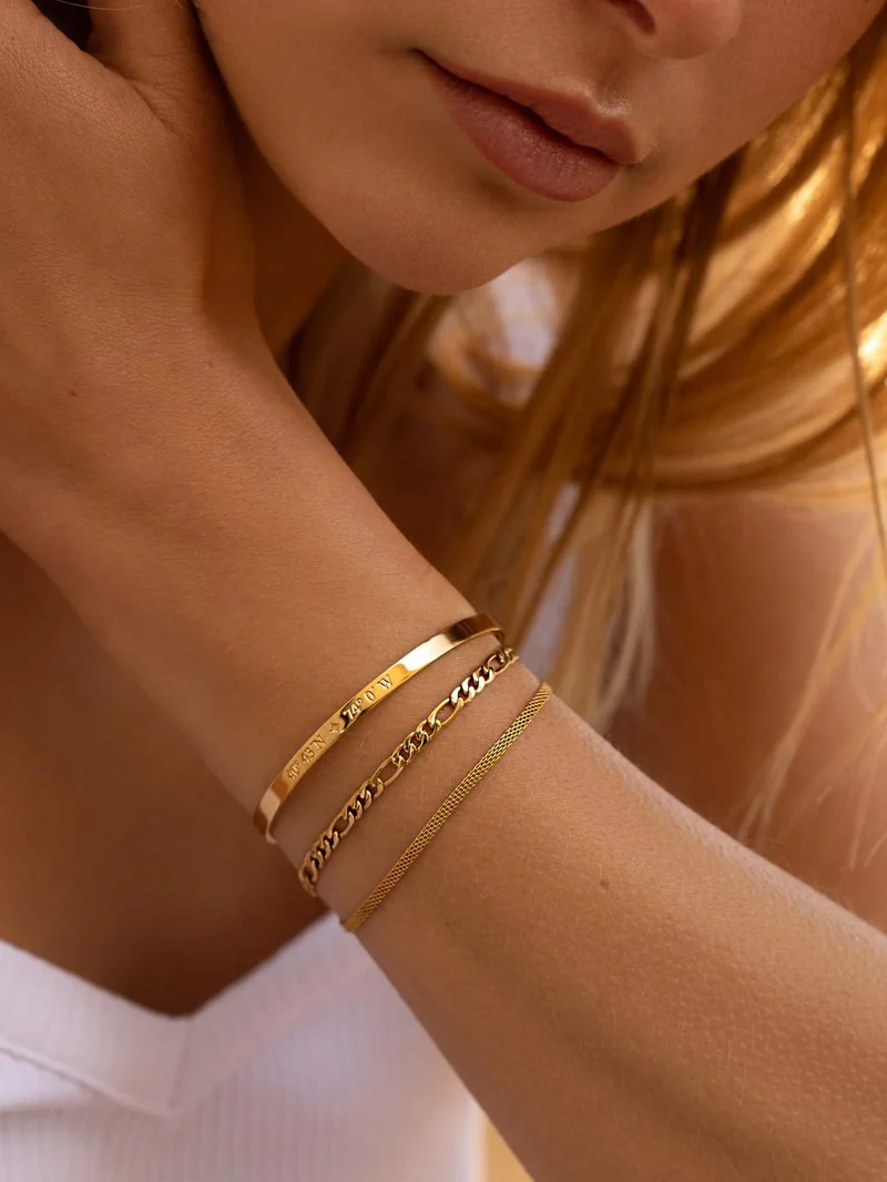 Figaro Steel Armband