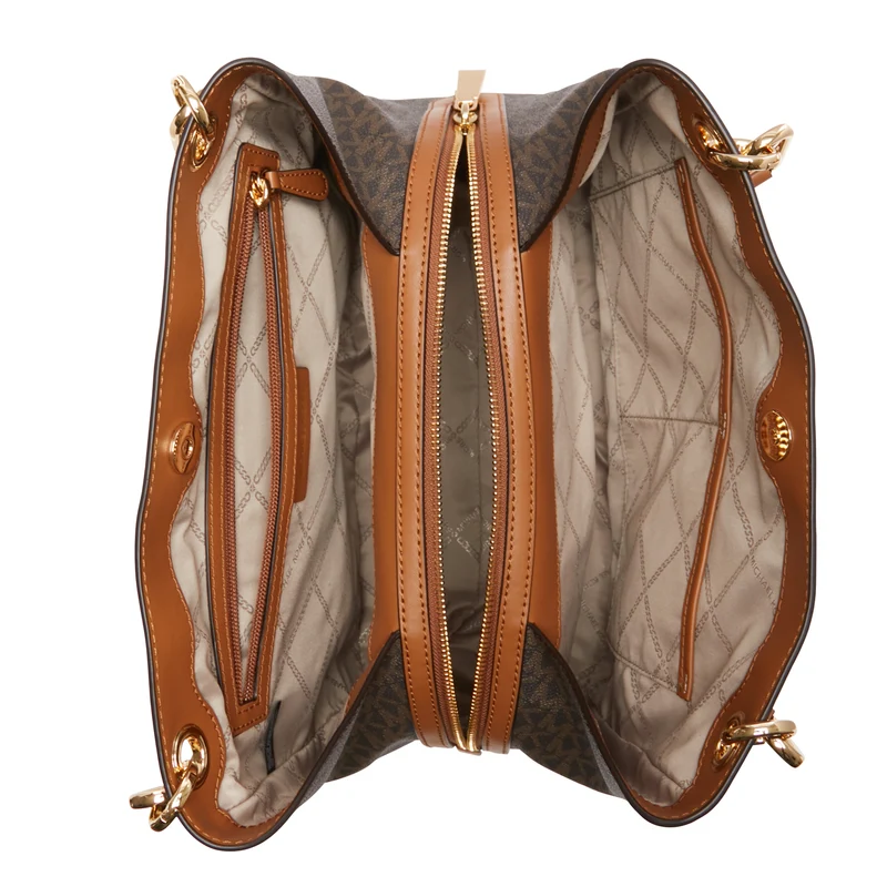 Michael Kors Kensington Schultertasche Braun 30F3G8KT7B-252