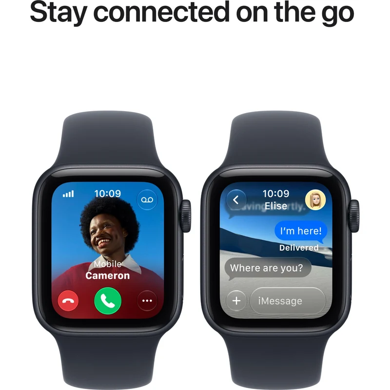 Apple Watch SE 3 40mm Midnight Aluminium CaseGPS + Cellular Sport Band (S/M) [2026]