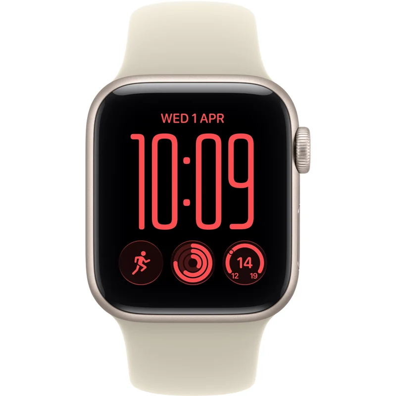 Apple Watch SE 3 40mm Starlight Aluminium Case GPS + Cellular Sport Band (S/M) [2026]