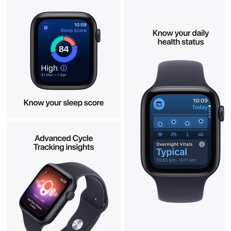 Apple Watch SE 3 40mm Starlight Aluminium Case GPS + Cellular Sport Band (S/M) [2026]