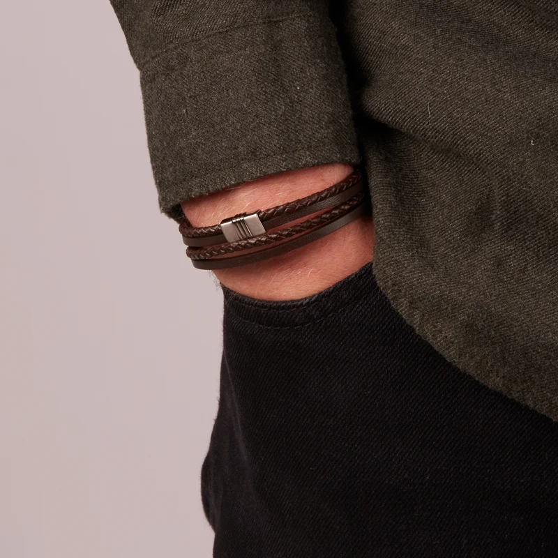 Fossil Vintage herren Armband Braun JF02934040