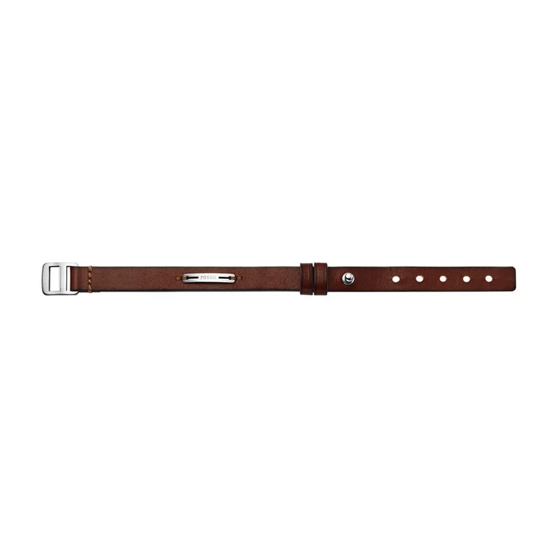 Fossil Machine Leather Men's Bracelet JF04963040